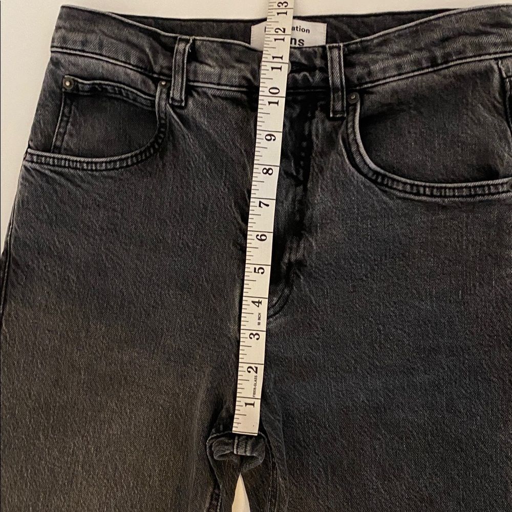 Reformation 80s Ultra High Yuma Ankle Zip Cigarette Jeans Pants Size 27 - Picture 12 of 13